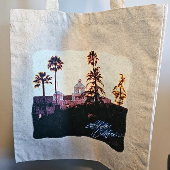 Canvas tote bag Eagles‎ Hotel California print - Picture 1 of 7